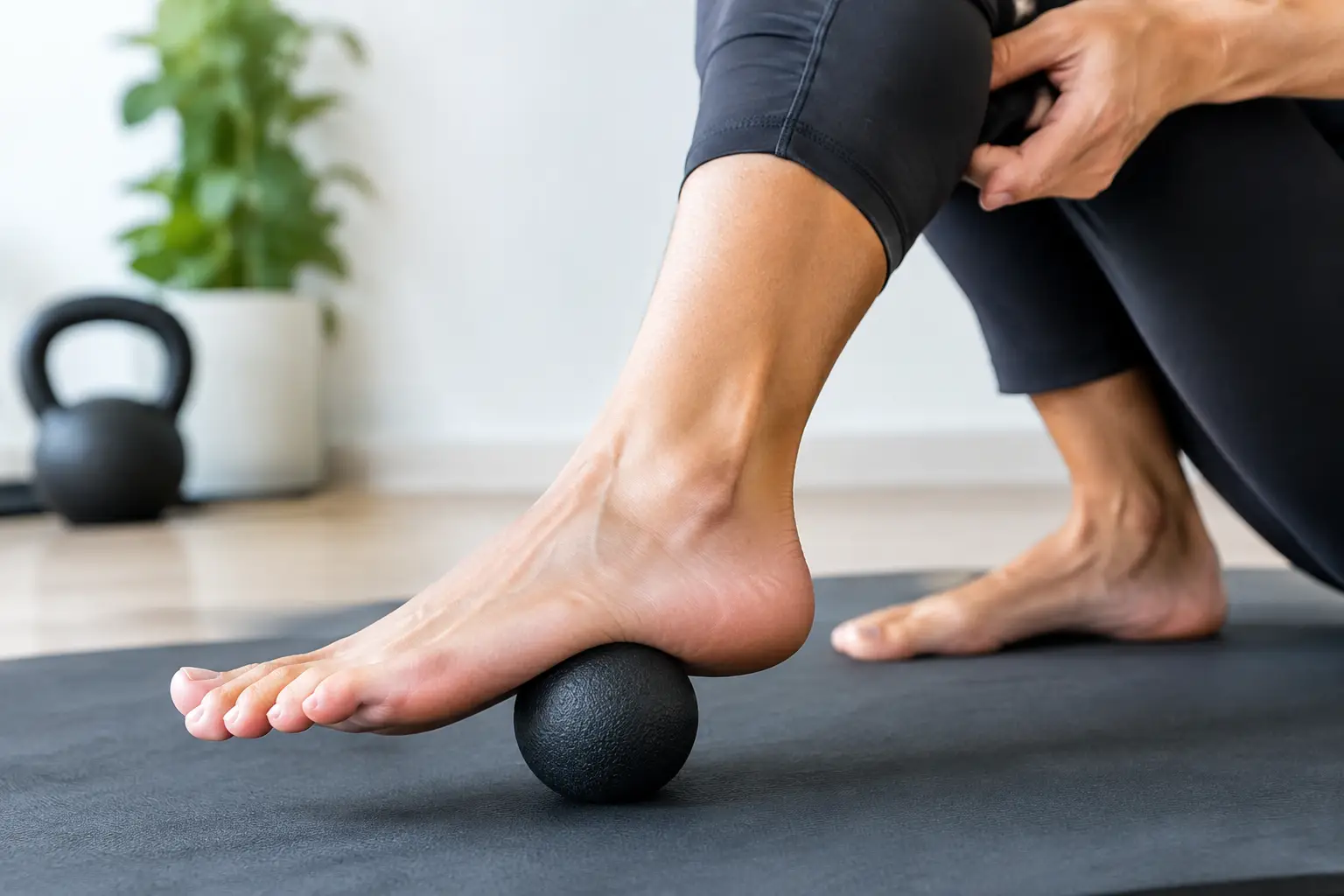Myofascial Work for Plantar Fascia Pain in Athletes